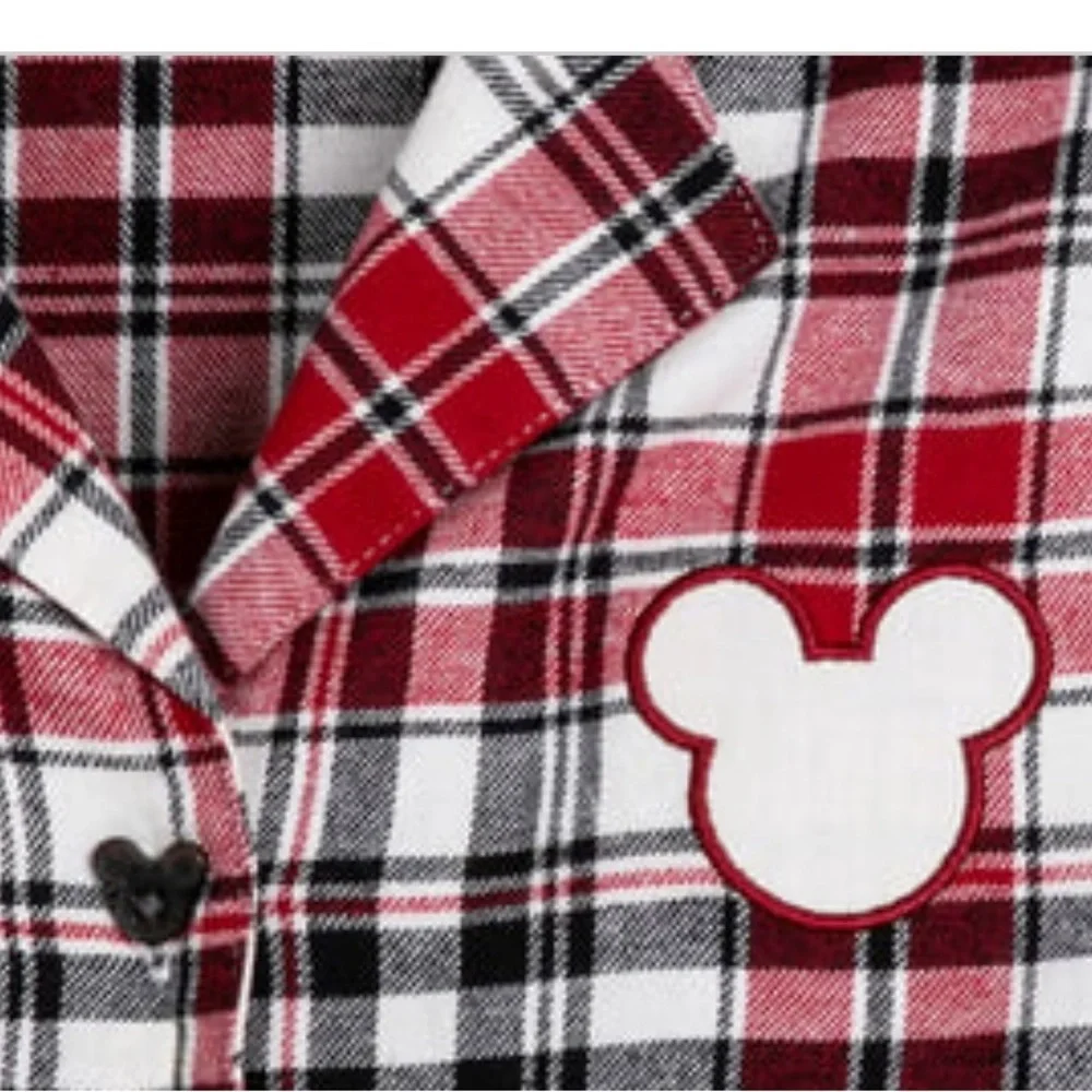 Disney Adult Pajama Set - Christmas 2022 Mickey Plaid